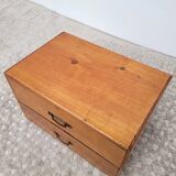 Small old wooden haberdashery rack