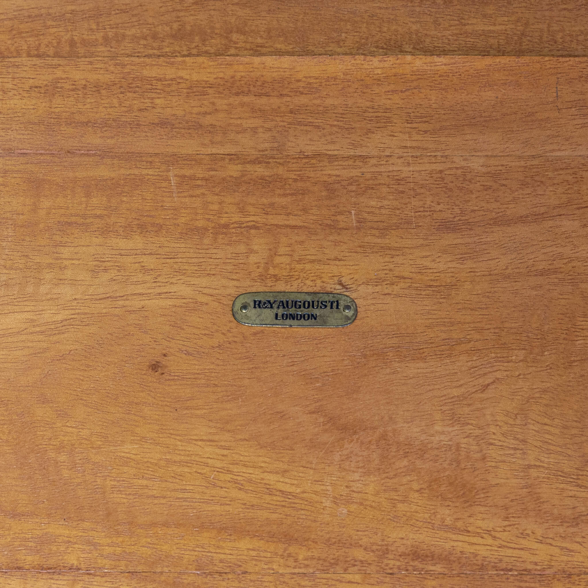 80s R & Y Augousti coconut shell inlay side table