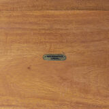 80s R & Y Augousti coconut shell inlay side table