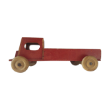 Old wooden toy van car
