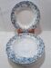 7 hollow plates old blue décor