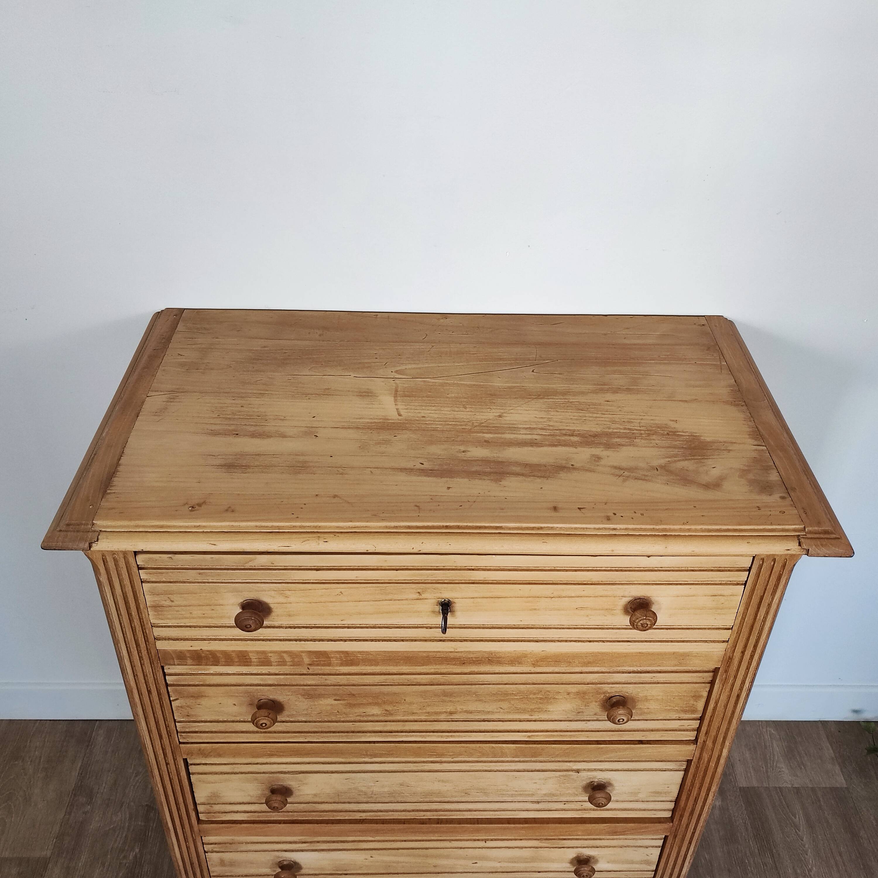 Commode Art Déco bois brut