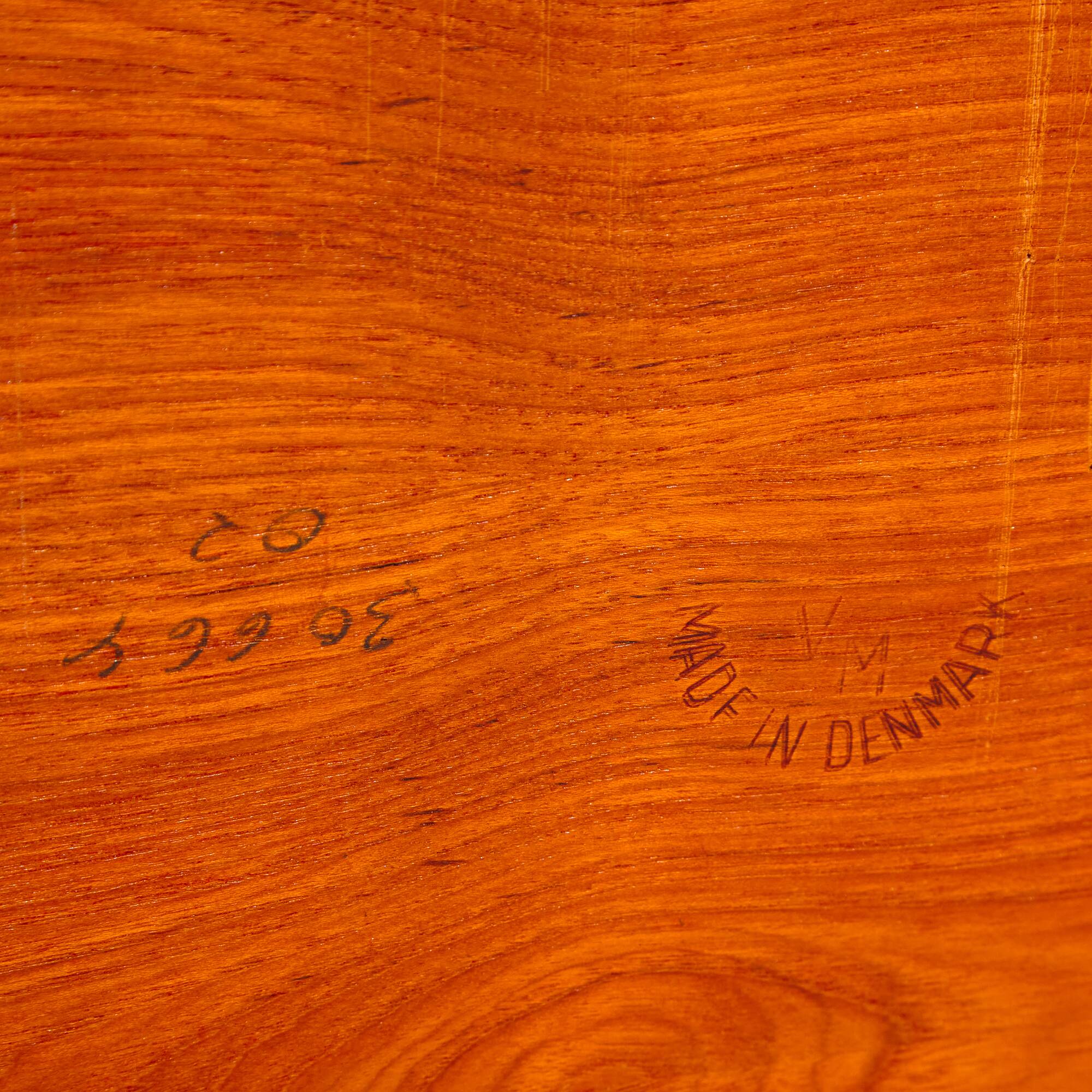 Teak sewing table by kai kristiansen for vildbjerg møbelfabrik mk9364