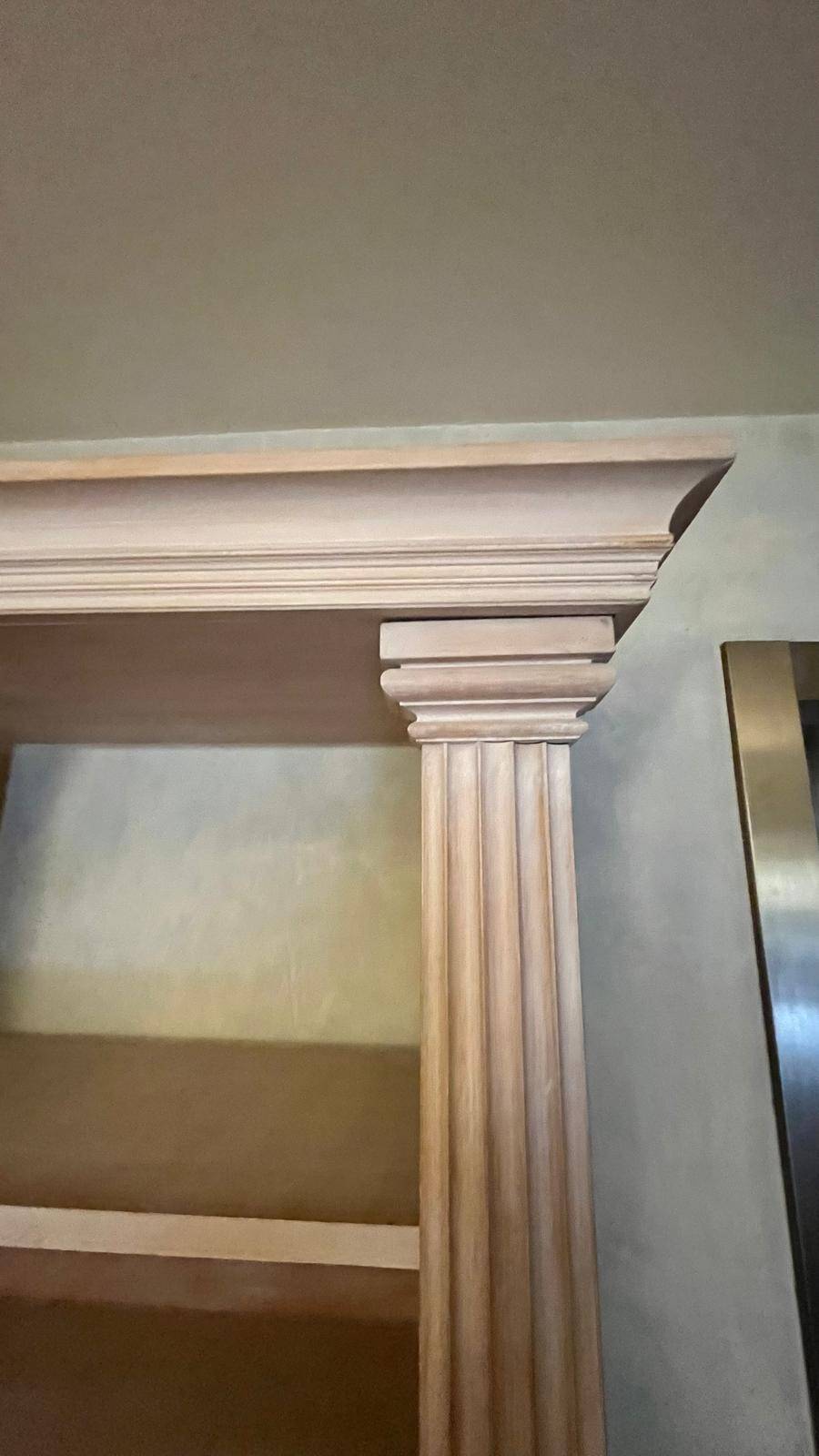 Cerused oak library - High-end