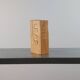 Vintage postmodern wooden puzzle sculpture by Gunnar Kanevad