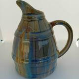 Digoin pastel ceramic pitcher