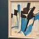 Original Swedish Oil on Panel – “Abstract Composition” by Sven H. Engberg – Signed – Vintage & Framed – 56 × 43 cm (22" × 16.9")