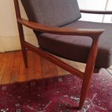 Scandinavian armchair in teak 1960