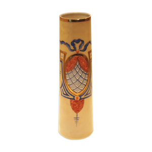 Vase opaline émaillé