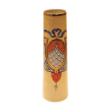Vase opaline émaillé style art nouveau