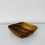 Scandinavian square teak pocket emptier, 1960s