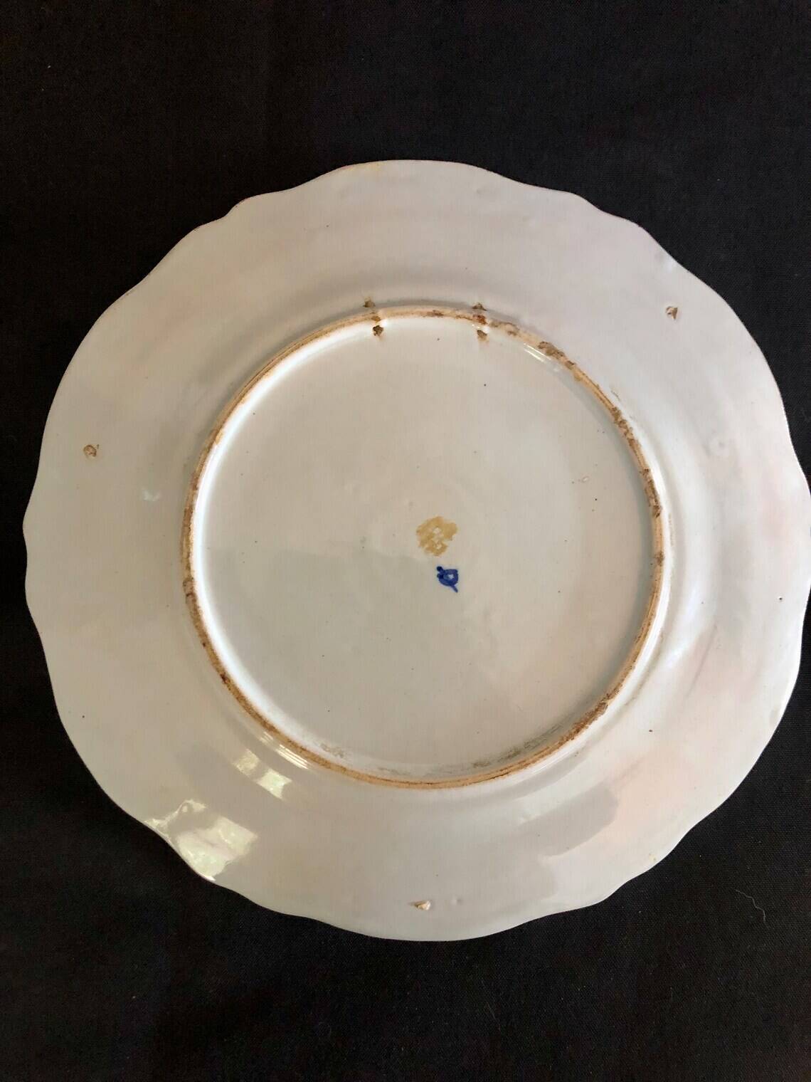 19th century plate from the Faïencerie de Saint Clément