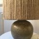 Vintage lampshade day handmade hemp
