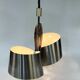 Vintage Maison Charles Pendant Lamp, France 60's