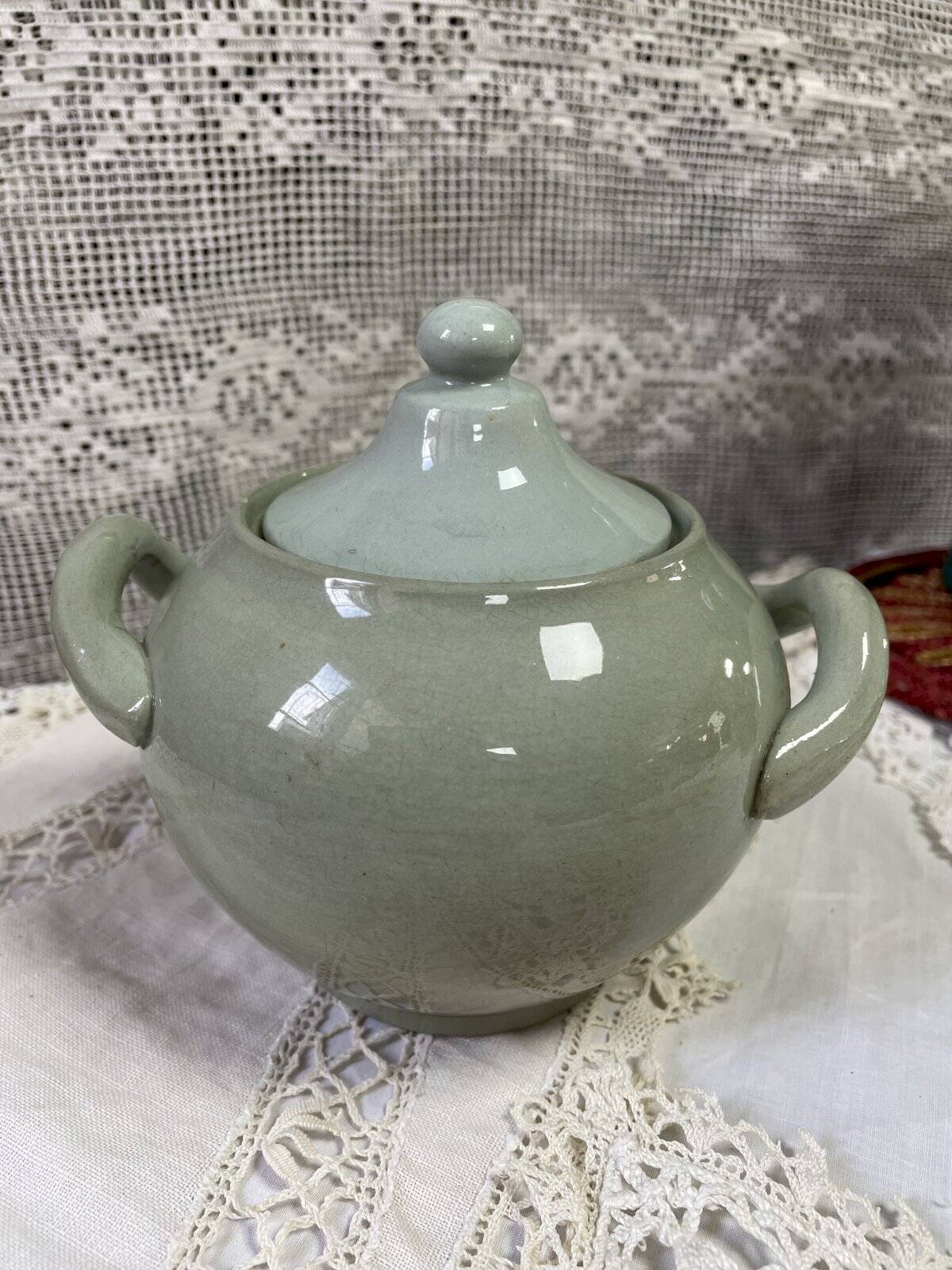 Old sugar bowl Sarreguemines