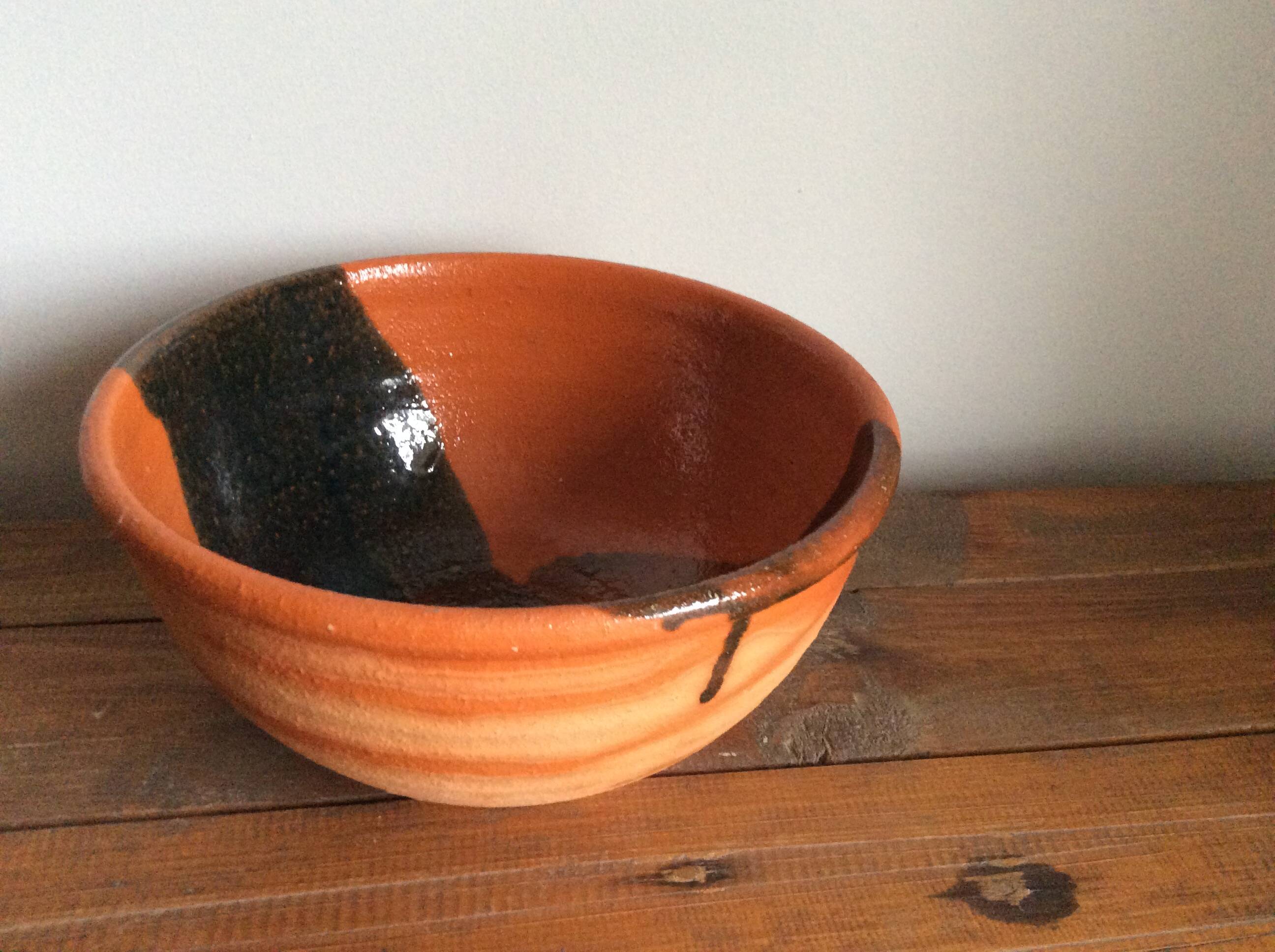 Terracotta salad bowl