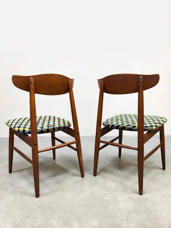 5 chaises de salle à manger danoises de la collection Birchcraft Baumritter, 1960