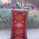 Handmade vintage berber carpet