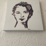 Woman - original painting on canvas