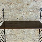 60s 70s oak string shelf module by Kajsa & Nils "Nisse" Strinning Sweden
