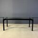 LC6 dining table by Le Corbusier for Cassina, 1990s.