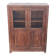 Old wooden glass cabinet