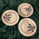 9 plates hollow Champfleury Digoin