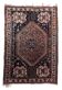 Handmade vintage Persian Shiraz rug 149cm x 208cm, 1940s
