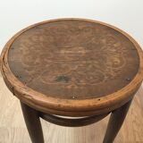 Small bar vintage Fischel beech stool