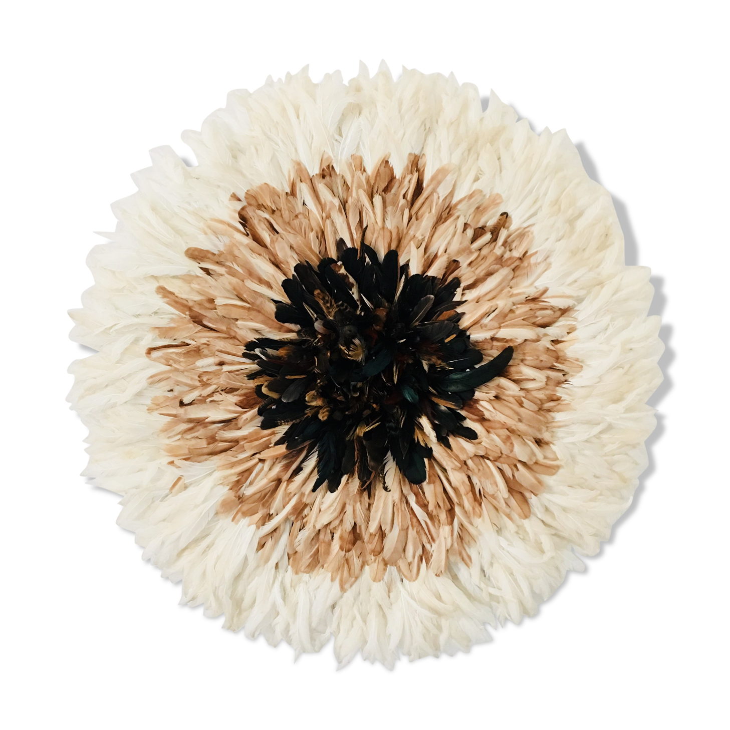 Juju hat white beige black 80cm