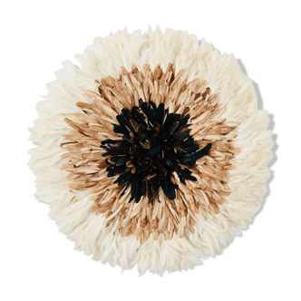 Juju hat white beige black 80cm