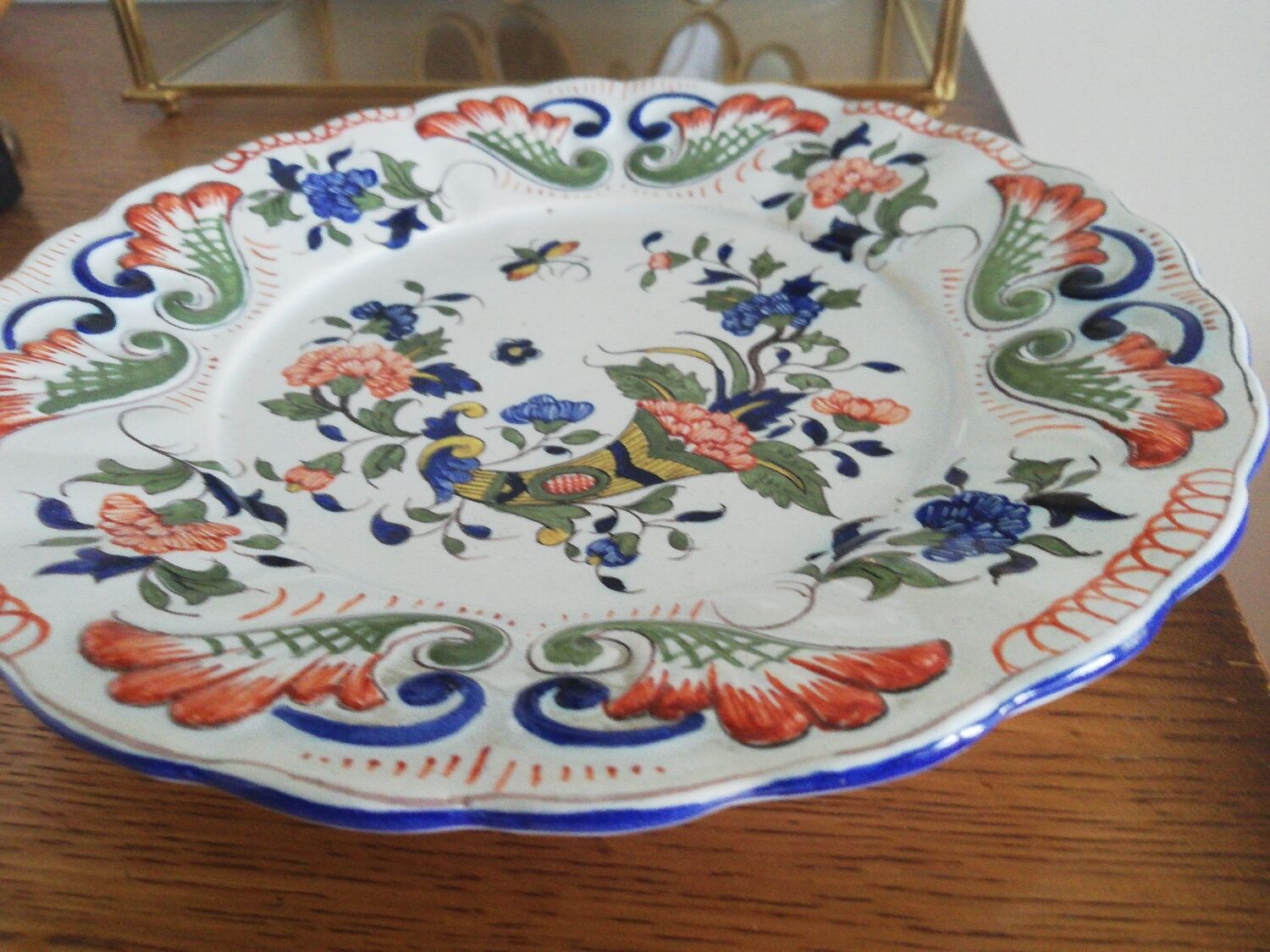 Decorative plate décor Rouen