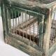 Cage à oiseaux en bois et acier