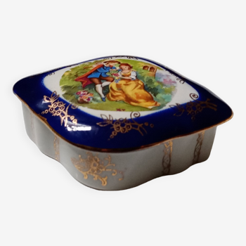 Sugar box dragees vintage porcelain KA art nouveau (Kahla Germany)