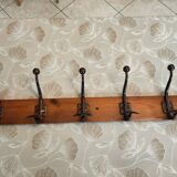 Old coat rack with 5 hooks