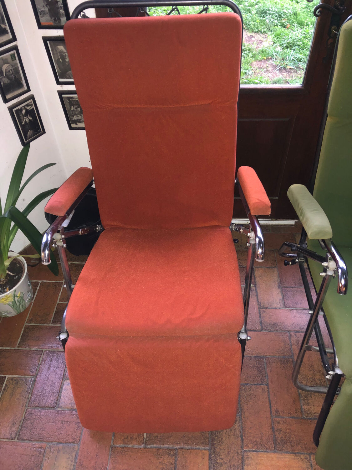 Pair of vintage Pierson reclining armchairs