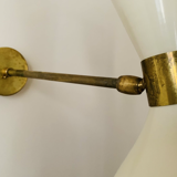 White Italian diabolo wall applique