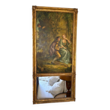 Antique gilded trumeau.