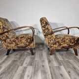 Art deco armchairs by Jindrich Halabala