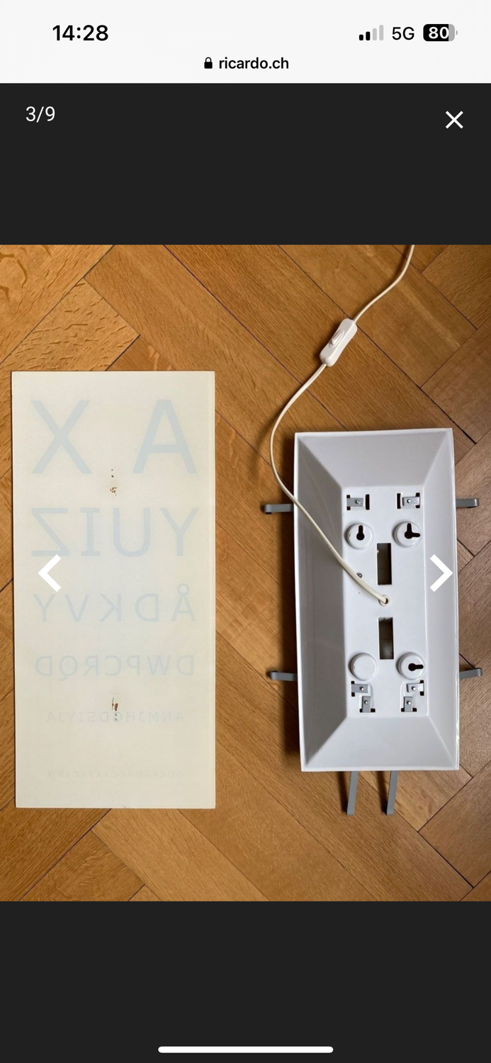 Gyllen wall light IKEA