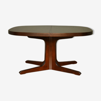 Oval table Baumann with 2 extensions