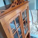 Louis XV style rosewood marquetry display case