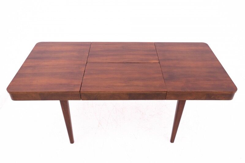 Table with chairs designed by J. Halabala from the 1930s, Czechoslovakia, after renovation