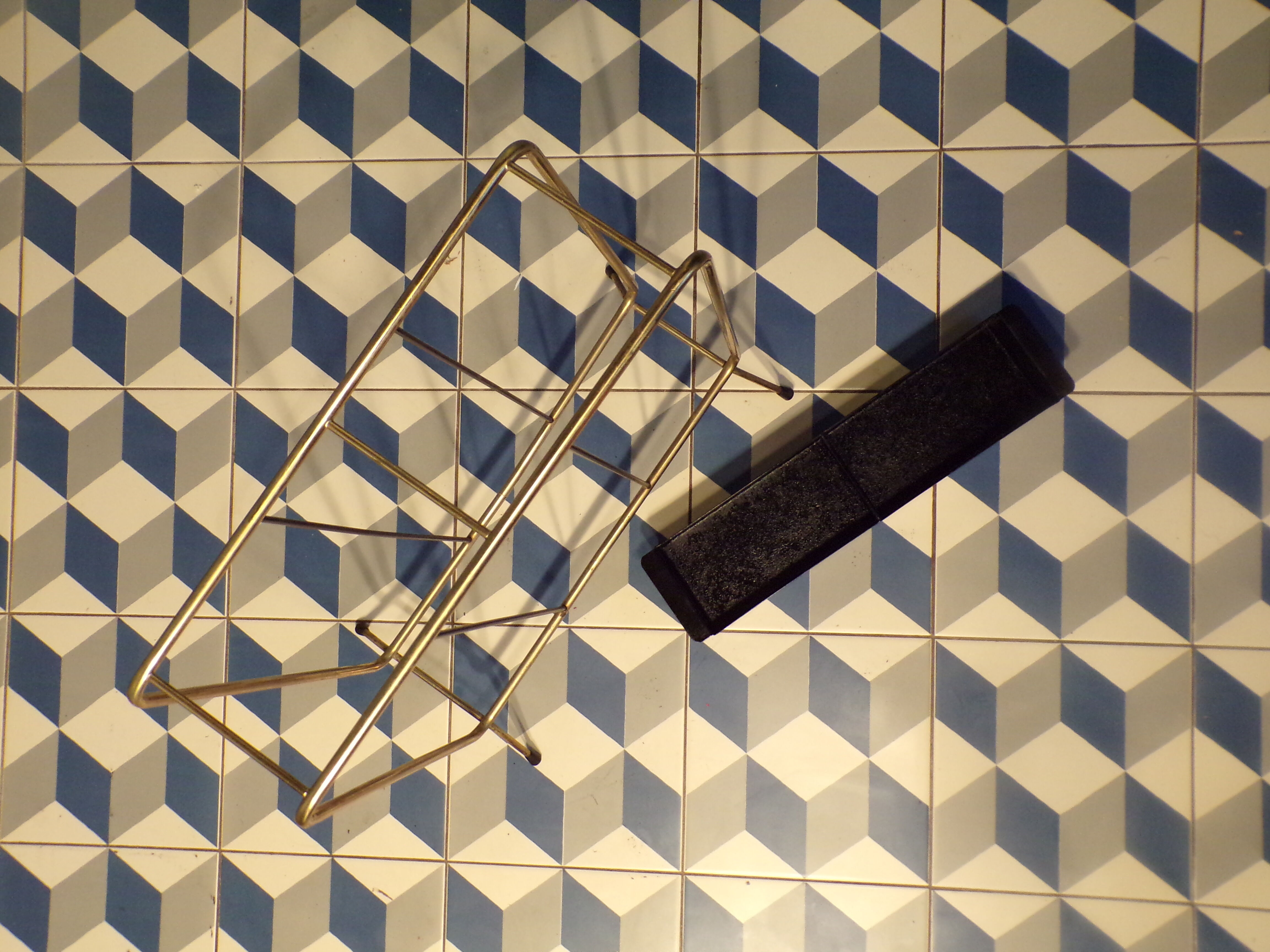 Vintage metal umbrella stand 1960