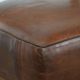 Set of 4 vintage design chairs made of sheepskin leather
