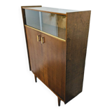 Vintage wooden display cabinet