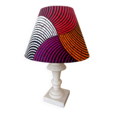 Alabaster lamp and Wax lampshade