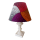 Alabaster lamp and Wax lampshade