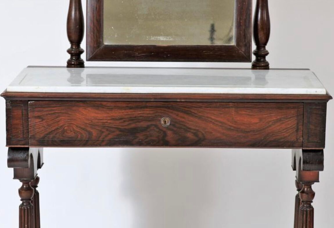 Hairdresser, mahogany, Louis Philippe period