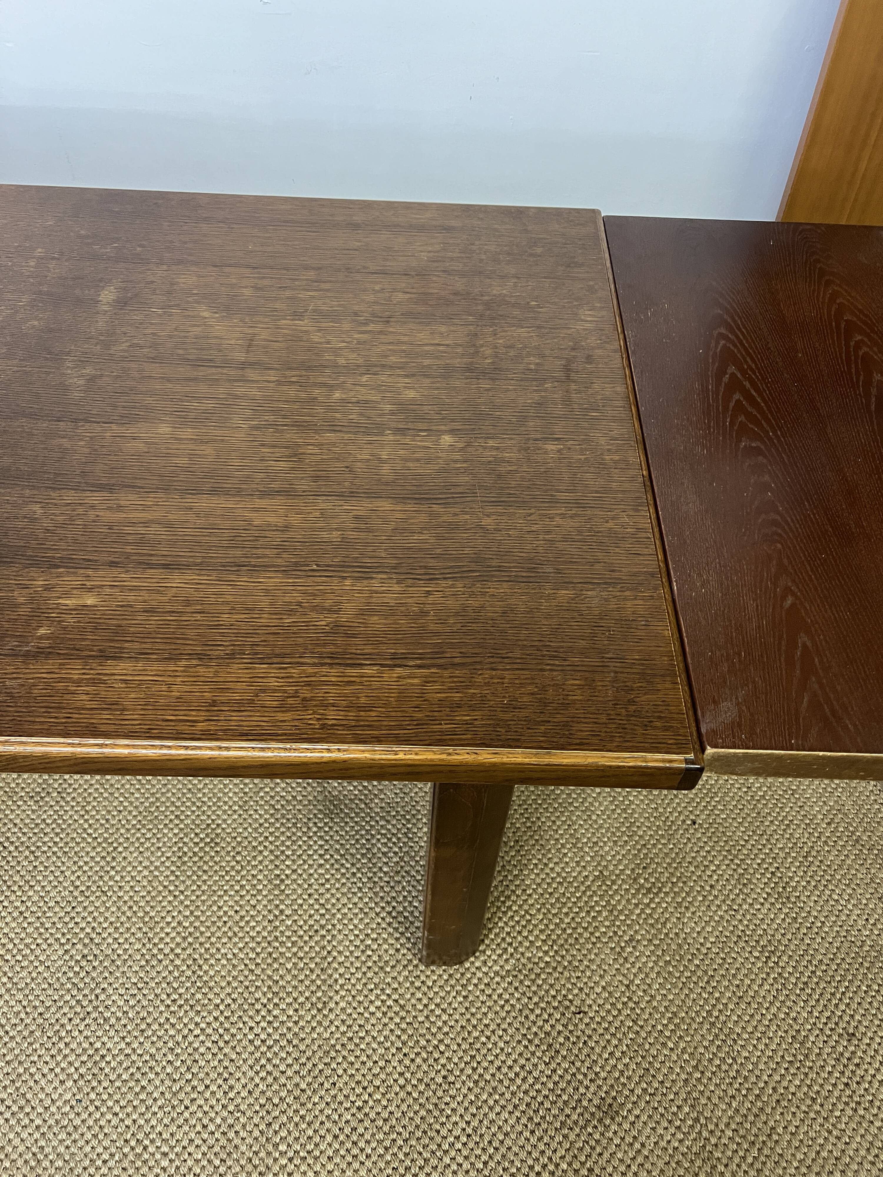 Vintage wooden farmhouse table